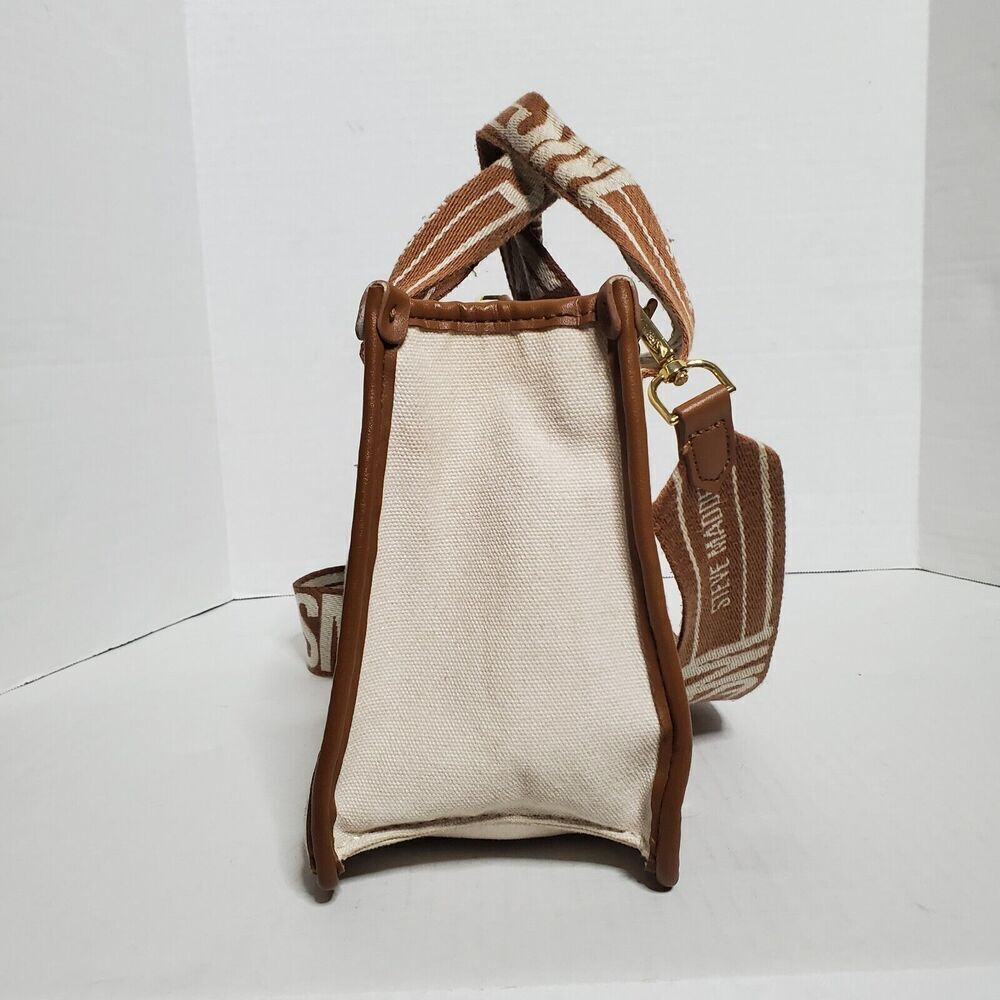 Steve Madden Tiktok Satchel Bwebber Creme Brown Bag Tiktok Viral Purse - Picture 8 of 16